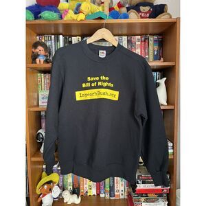 Vintage men’s ‘impeach bush’ sweatshirt Medium